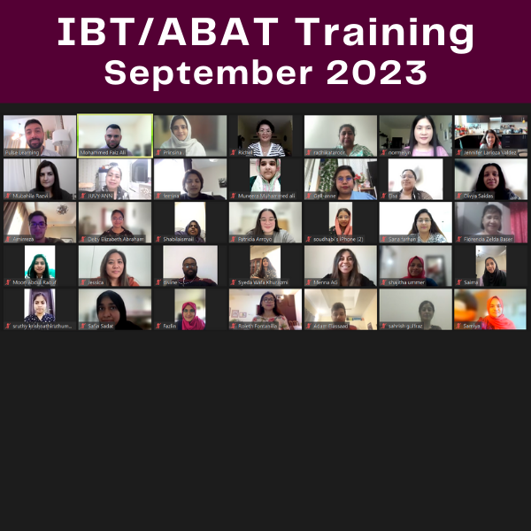 Congrats IBT ABAT Sept 2023